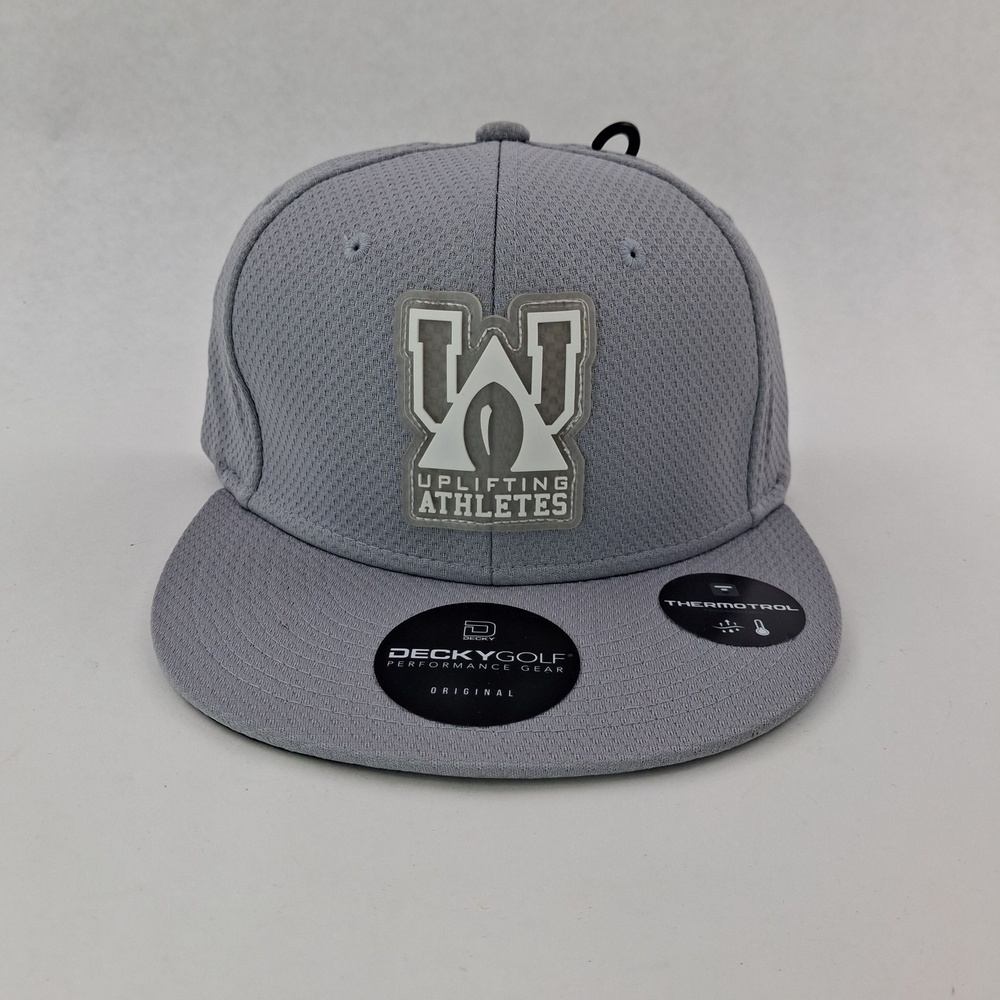 Uplifting Athletes Decky Hat Cap Snap Back One Size Gray Golf Mens UPF 50+